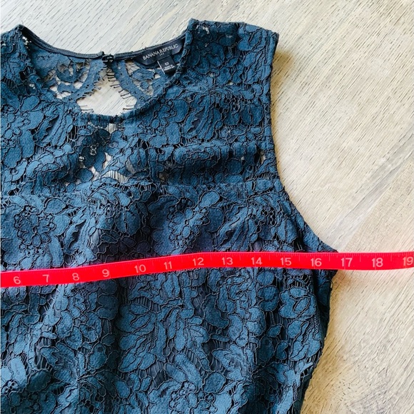 Banana Republic Floral Lacey Dress 12 Navy - Picture 12 of 14